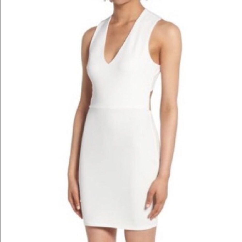 Soprano White Mini Dress SzSm